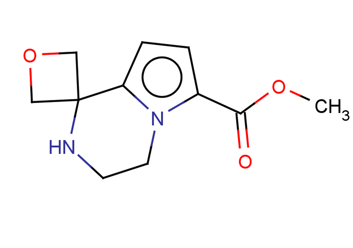 methyl 3',4'-dihydro-2'H-spiro[oxetane-3,1'-pyrrolo[1,2-a]pyrazine]-6'-carboxylate