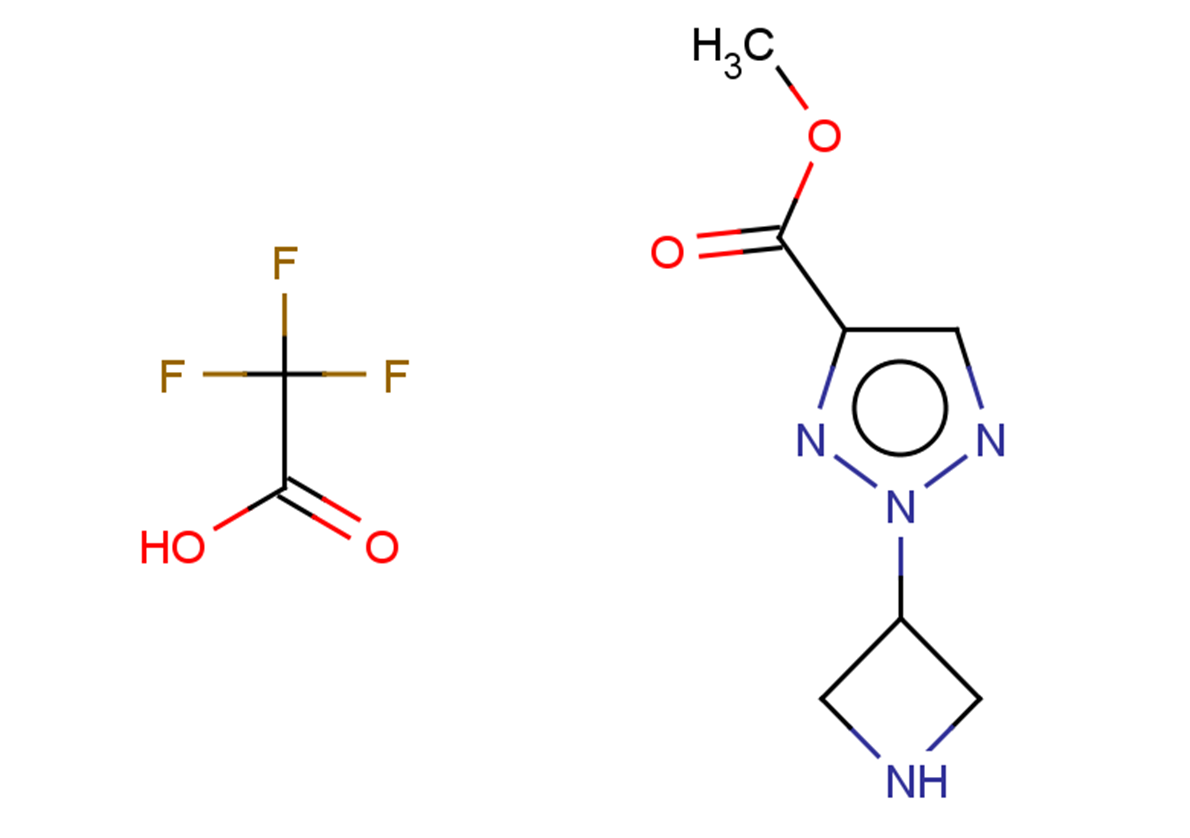 methyl 2-(azetidin-3-yl)-2H-1,2,3-triazole-4-carboxylate, trifluoroacetic acid