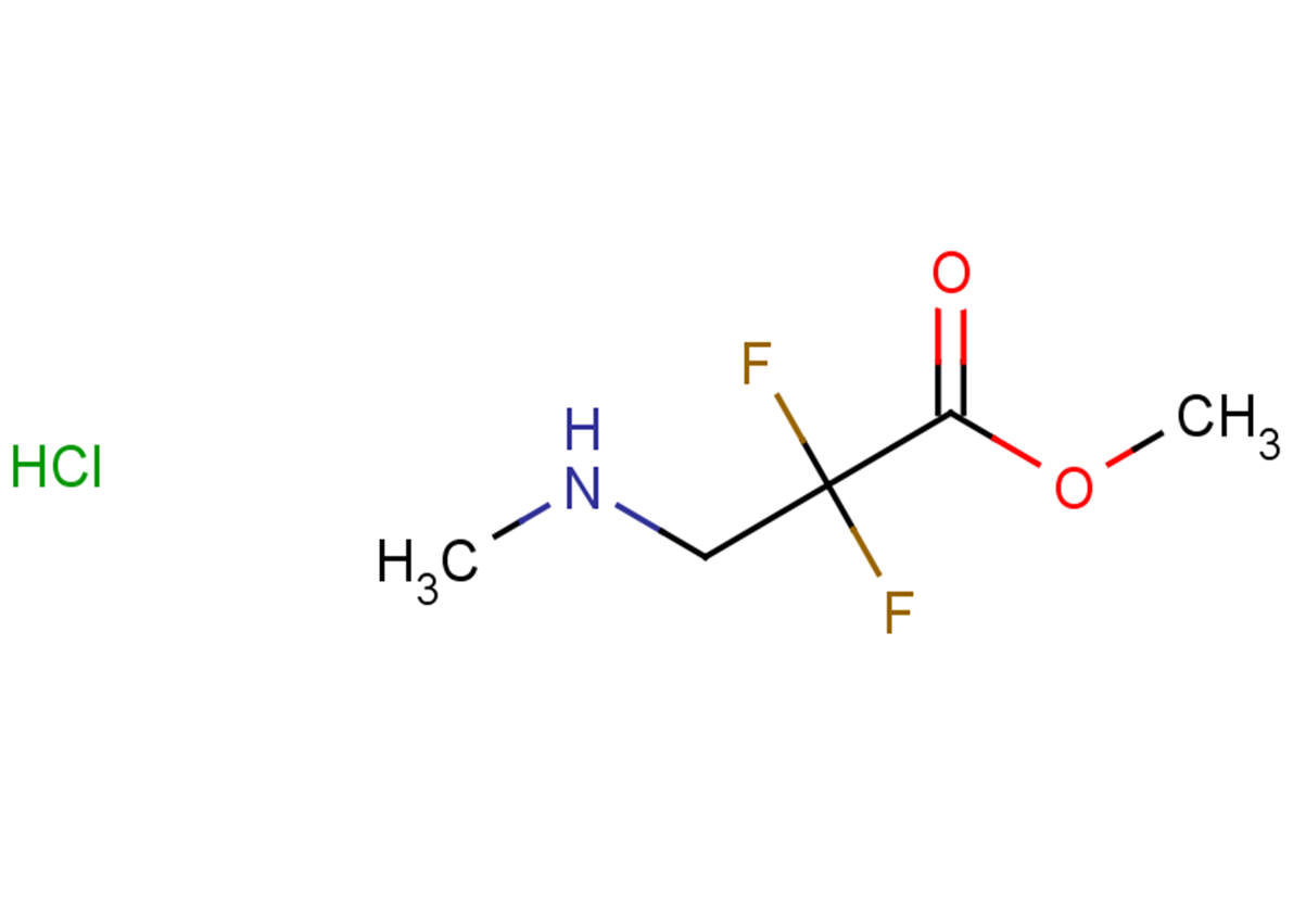 methyl 2,2-difluoro-3-(methylamino)propanoate hydrochloride