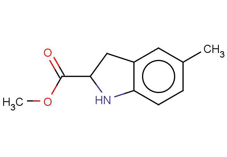 methyl 5-methyl-2,3-dihydro-1H-indole-2-carboxylate