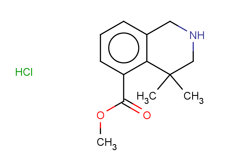 methyl 4,4-dimethyl-1,2,3,4-tetrahydroisoquinoline-5-carboxylate hydrochloride