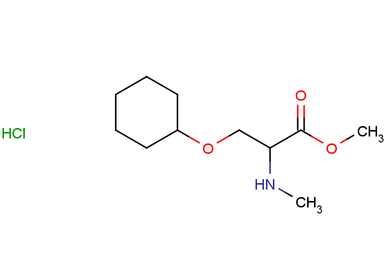 methyl 3-(cyclohexyloxy)-2-(methylamino)propanoate hydrochloride