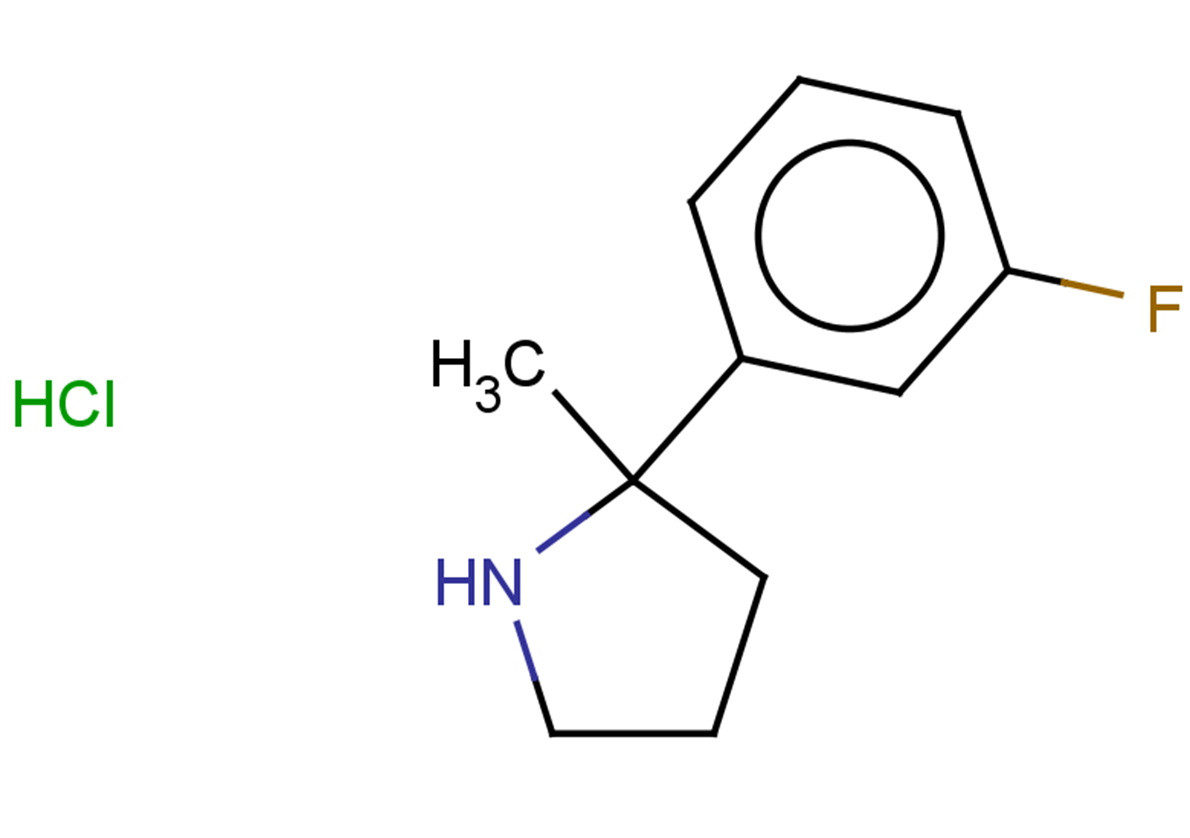 2-(3-fluorophenyl)-2-methylpyrrolidine hydrochloride