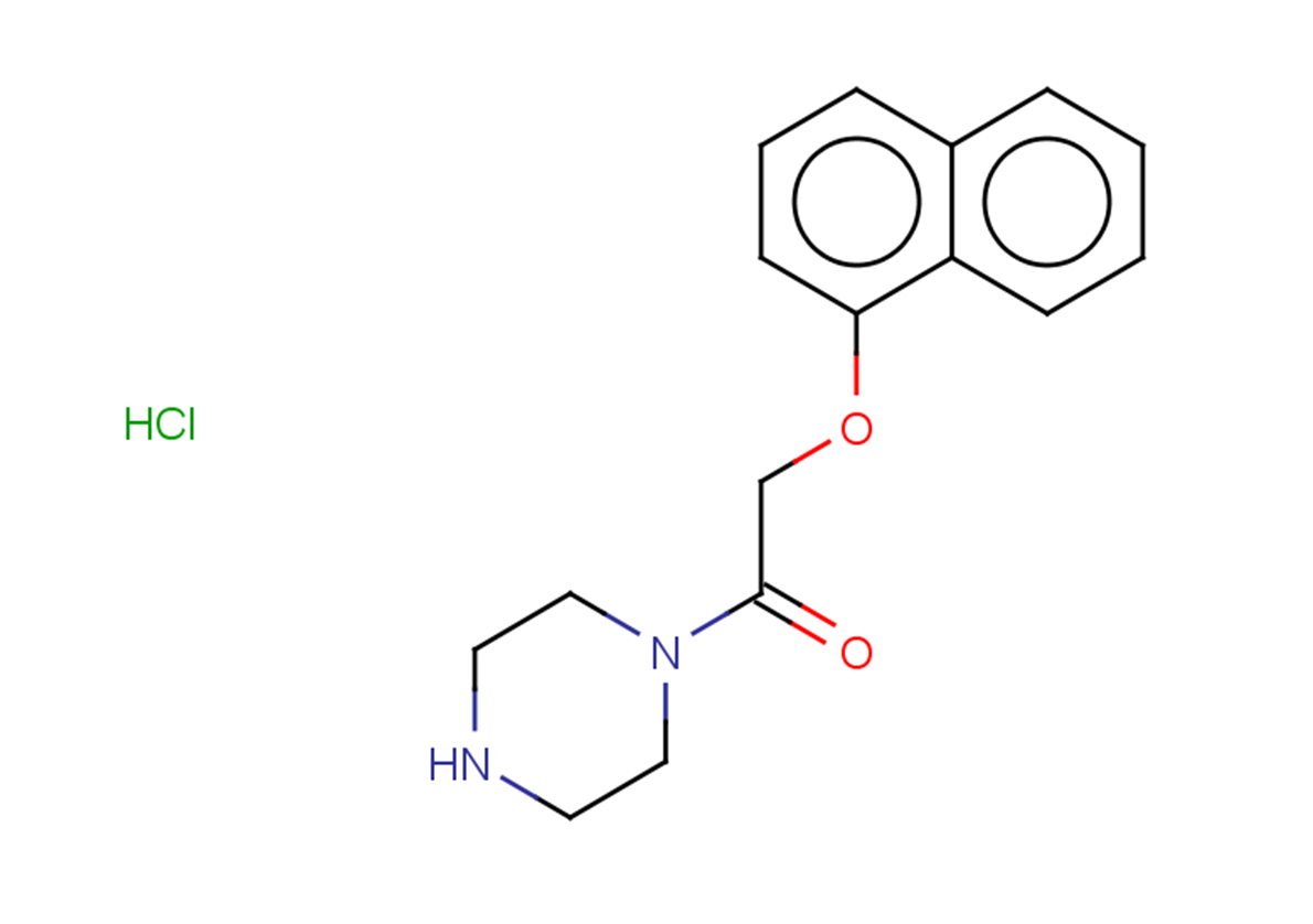 2-(naphthalen-1-yloxy)-1-(piperazin-1-yl)ethan-1-one hydrochloride