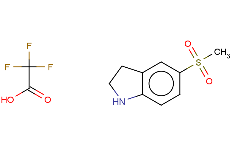 5-methanesulfonyl-2,3-dihydro-1H-indole, trifluoroacetic acid