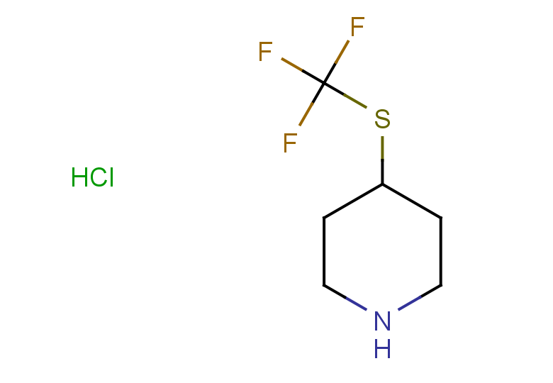 4-[(trifluoromethyl)sulfanyl]piperidine hydrochloride