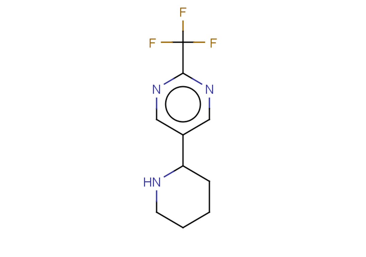 5-(piperidin-2-yl)-2-(trifluoromethyl)pyrimidine