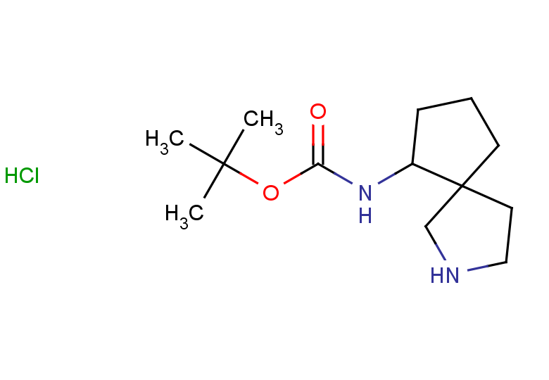 tert-butyl N-{2-azaspiro[4.4]nonan-6-yl}carbamate hydrochloride