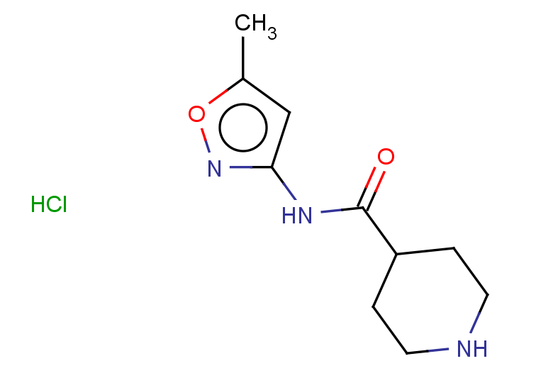 N-(5-methyl-1,2-oxazol-3-yl)piperidine-4-carboxamide hydrochloride