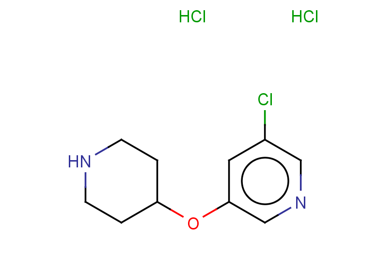 3-chloro-5-(piperidin-4-yloxy)pyridine dihydrochloride