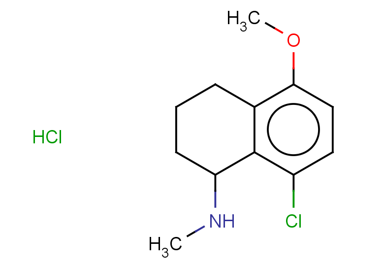 8-chloro-5-methoxy-N-methyl-1,2,3,4-tetrahydronaphthalen-1-amine hydrochloride