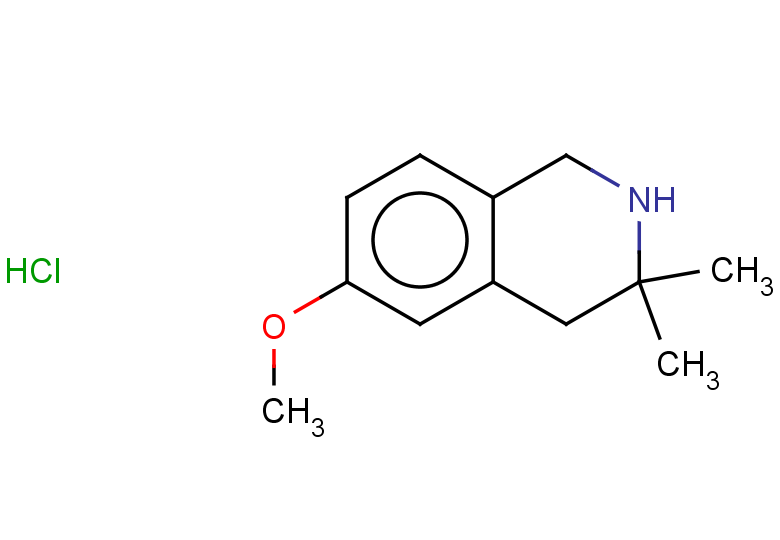 6-methoxy-3,3-dimethyl-1,2,3,4-tetrahydroisoquinoline hydrochloride