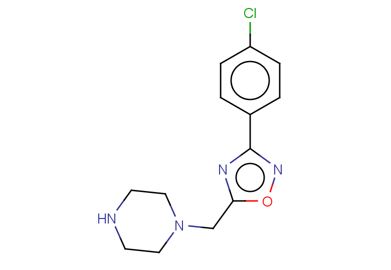 1-{[3-(4-chlorophenyl)-1,2,4-oxadiazol-5-yl]methyl}piperazine