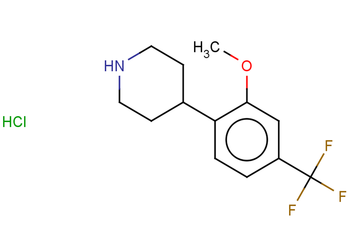 4-[2-methoxy-4-(trifluoromethyl)phenyl]piperidine hydrochloride