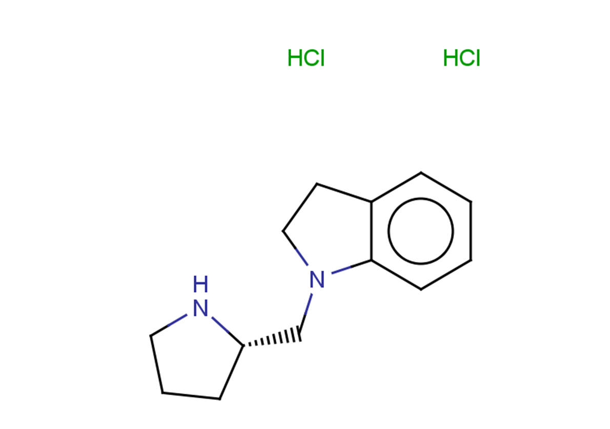 1-{[(2S)-pyrrolidin-2-yl]methyl}-2,3-dihydro-1H-indole dihydrochloride