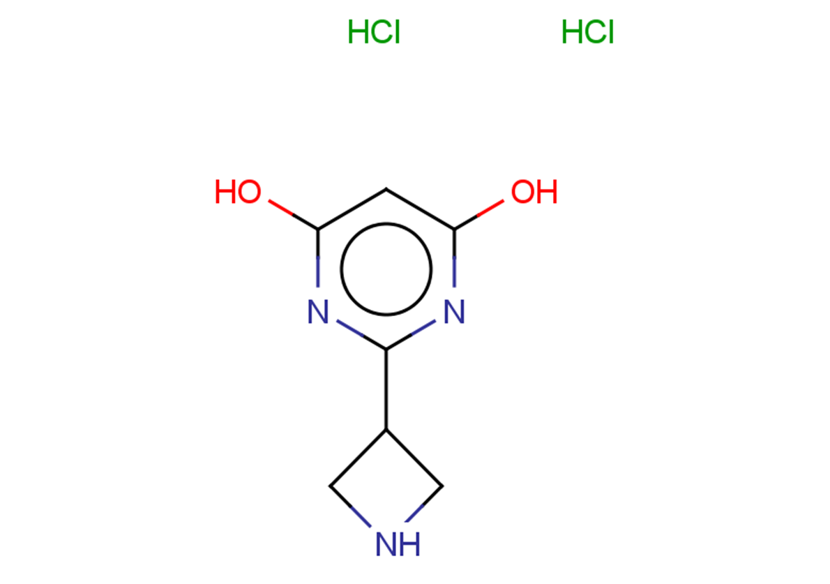 2-(azetidin-3-yl)pyrimidine-4,6-diol dihydrochloride