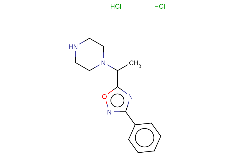 1-[1-(3-phenyl-1,2,4-oxadiazol-5-yl)ethyl]piperazine dihydrochloride