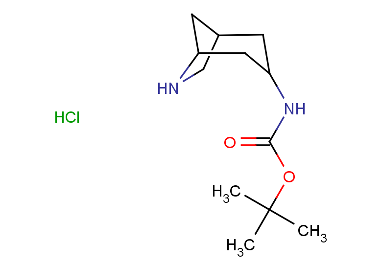 tert-butyl N-{6-azabicyclo[3.2.1]octan-3-yl}carbamate hydrochloride