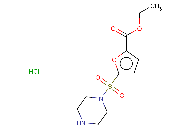ethyl 5-(piperazine-1-sulfonyl)furan-2-carboxylate hydrochloride