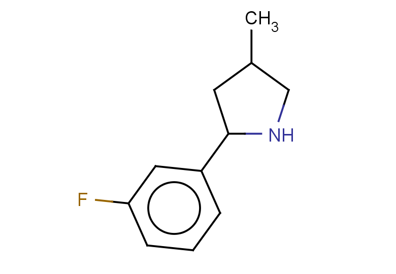 2-(3-fluorophenyl)-4-methylpyrrolidine