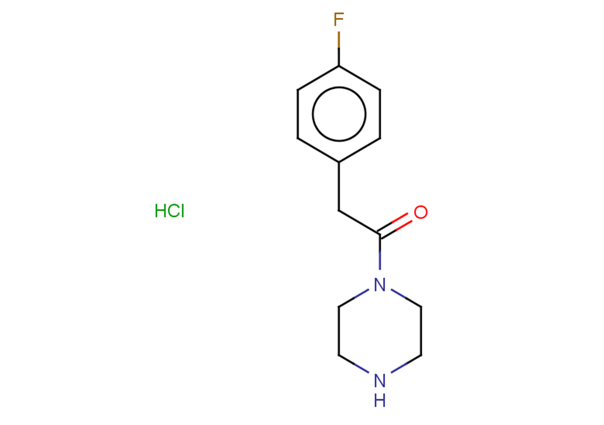 2-(4-fluorophenyl)-1-(piperazin-1-yl)ethan-1-one hydrochloride