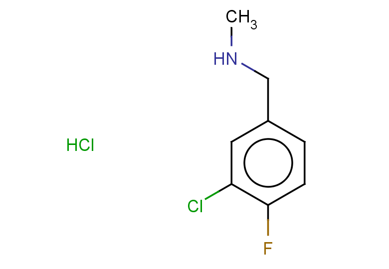 [(3-chloro-4-fluorophenyl)methyl](methyl)amine hydrochloride