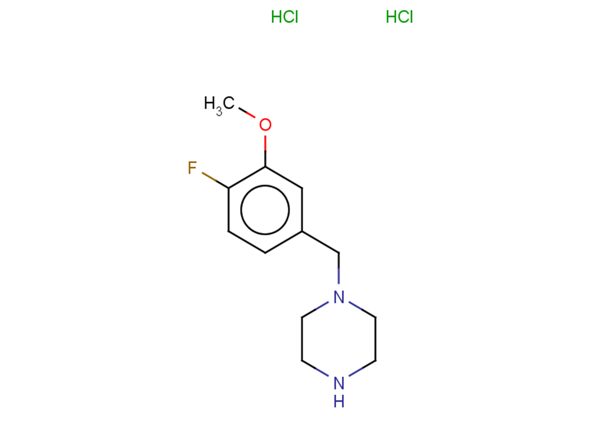 1-[(4-fluoro-3-methoxyphenyl)methyl]piperazine dihydrochloride
