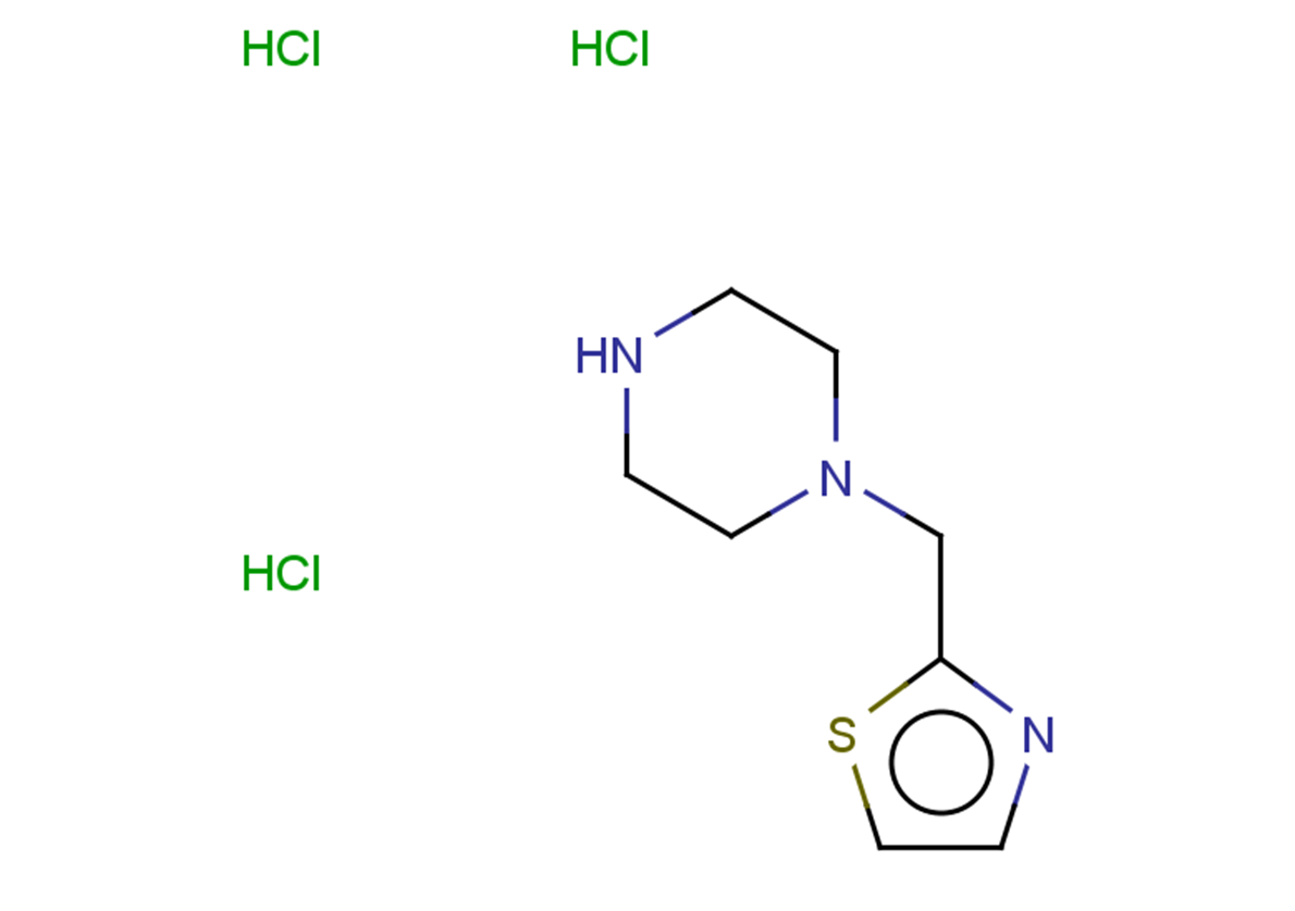 1-[(1,3-thiazol-2-yl)methyl]piperazine trihydrochloride
