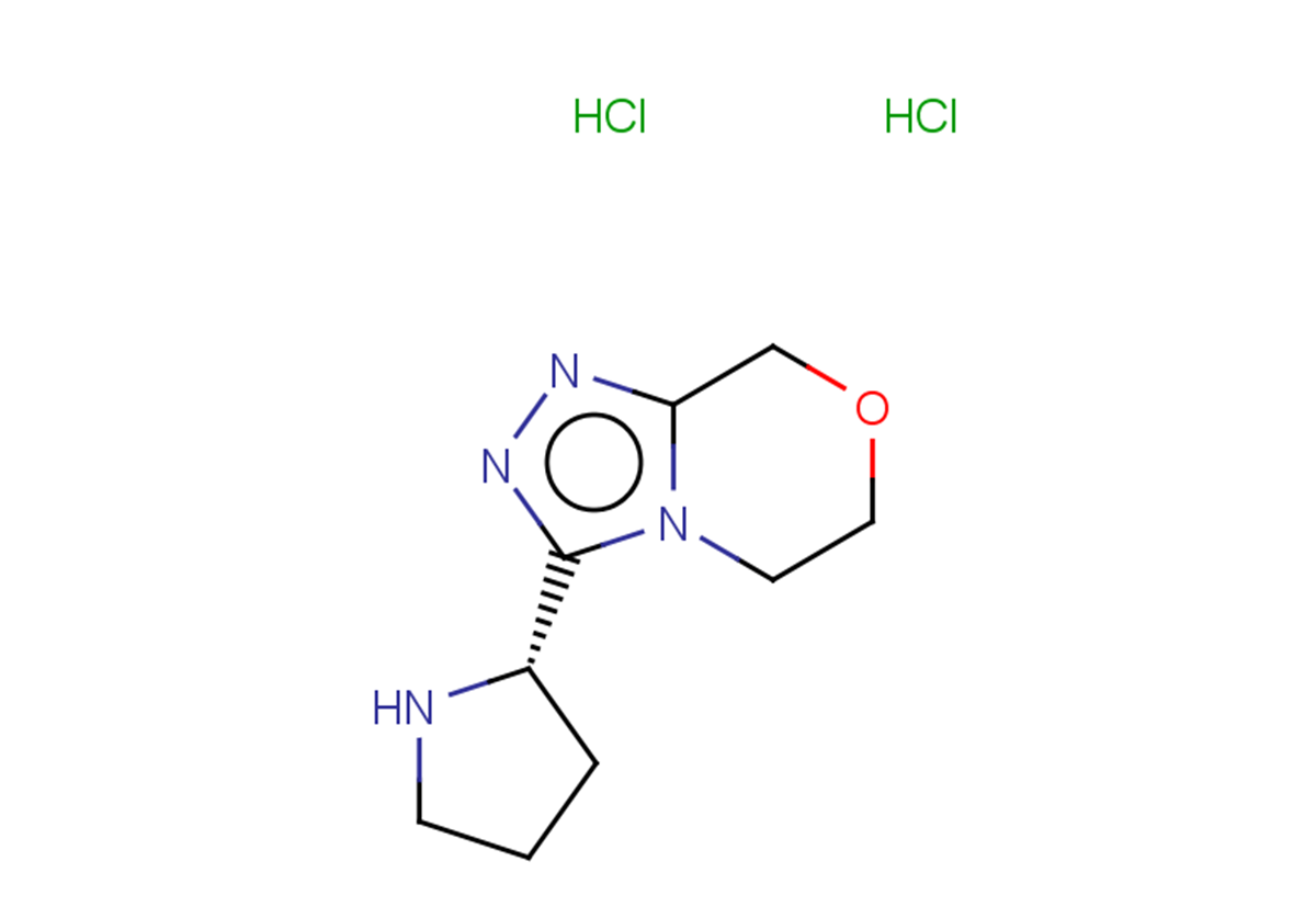 (2S)-2-{5H,6H,8H-[1,2,4]triazolo[3,4-c][1,4]oxazin-3-yl}pyrrolidine dihydrochloride