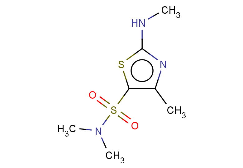 N,N,4-trimethyl-2-(methylamino)-1,3-thiazole-5-sulfonamide
