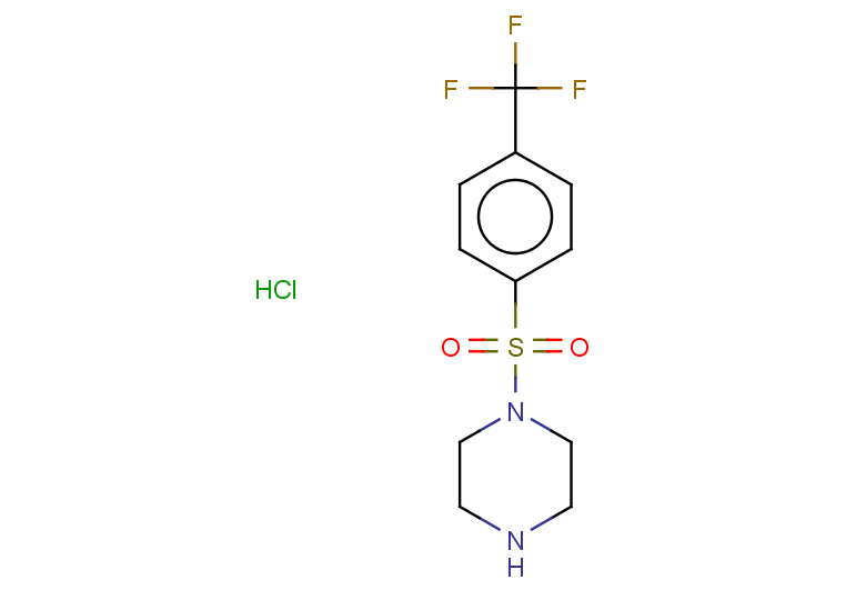 1-[4-(trifluoromethyl)benzenesulfonyl]piperazine hydrochloride