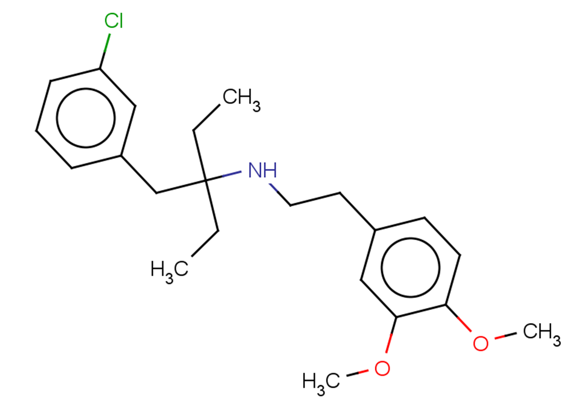 {3-[(3-chlorophenyl)methyl]pentan-3-yl}[2-(3,4-dimethoxyphenyl)ethyl]amine