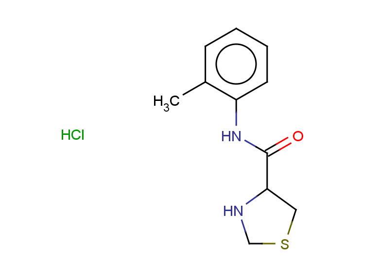 N-(2-methylphenyl)-1,3-thiazolidine-4-carboxamide hydrochloride