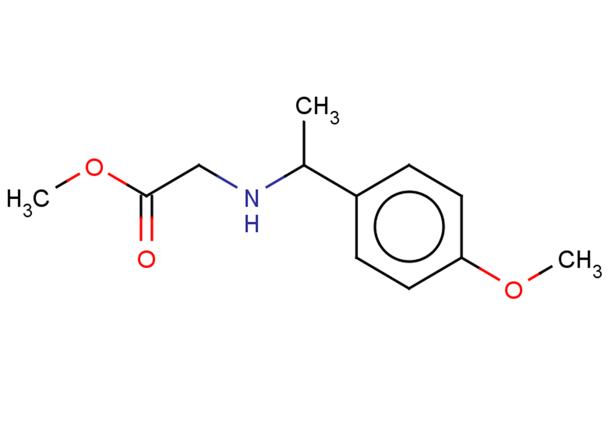 methyl 2-{[1-(4-methoxyphenyl)ethyl]amino}acetate