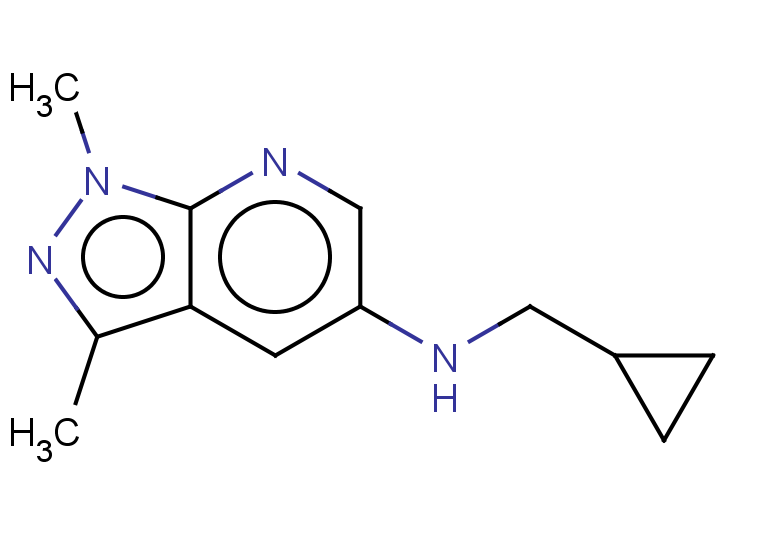 N-(cyclopropylmethyl)-1,3-dimethyl-1H-pyrazolo[3,4-b]pyridin-5-amine