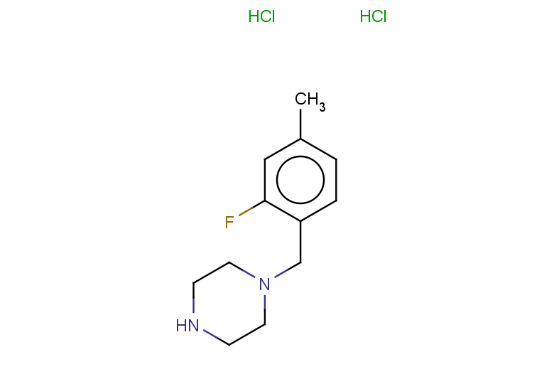 1-[(2-fluoro-4-methylphenyl)methyl]piperazine dihydrochloride