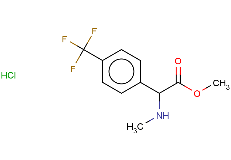 methyl 2-(methylamino)-2-[4-(trifluoromethyl)phenyl]acetate hydrochloride