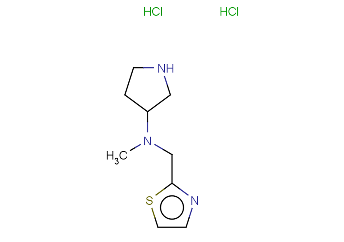 N-methyl-N-[(1,3-thiazol-2-yl)methyl]pyrrolidin-3-amine dihydrochloride