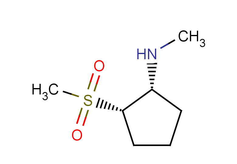 rac-(1R,2S)-2-methanesulfonyl-N-methylcyclopentan-1-amine, cis