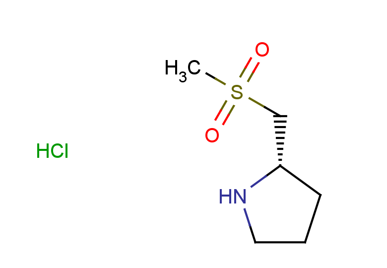 (2S)-2-(methanesulfonylmethyl)pyrrolidine hydrochloride