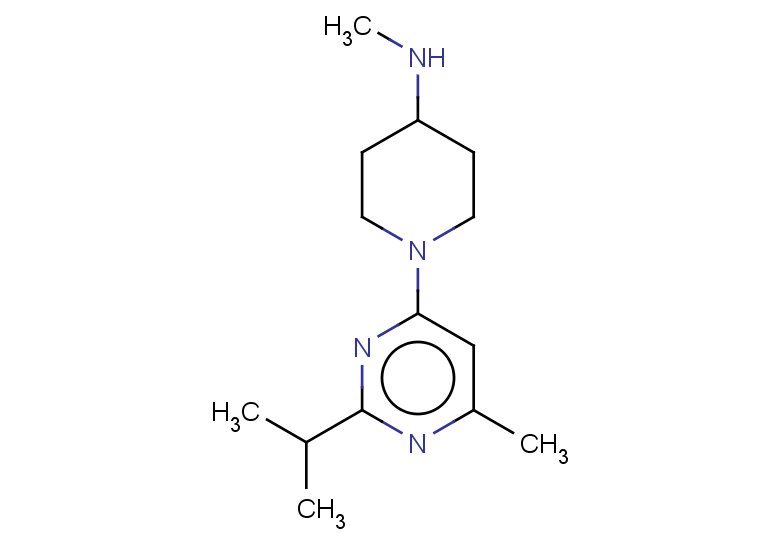 N-methyl-1-[6-methyl-2-(propan-2-yl)pyrimidin-4-yl]piperidin-4-amine
