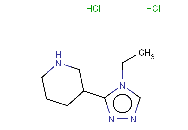 3-(4-ethyl-4H-1,2,4-triazol-3-yl)piperidine dihydrochloride