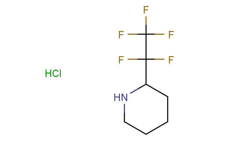 2-(1,1,2,2,2-pentafluoroethyl)piperidine hydrochloride