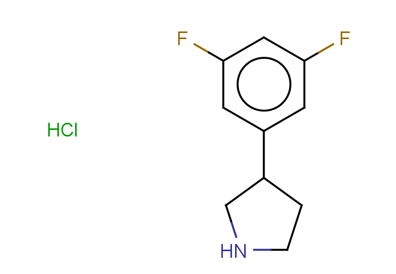3-(3,5-difluorophenyl)pyrrolidine hydrochloride