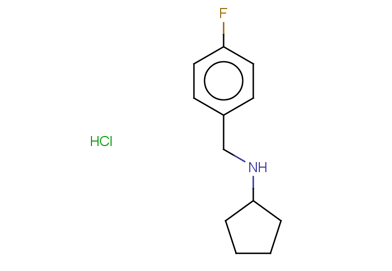 N-[(4-fluorophenyl)methyl]cyclopentanamine hydrochloride