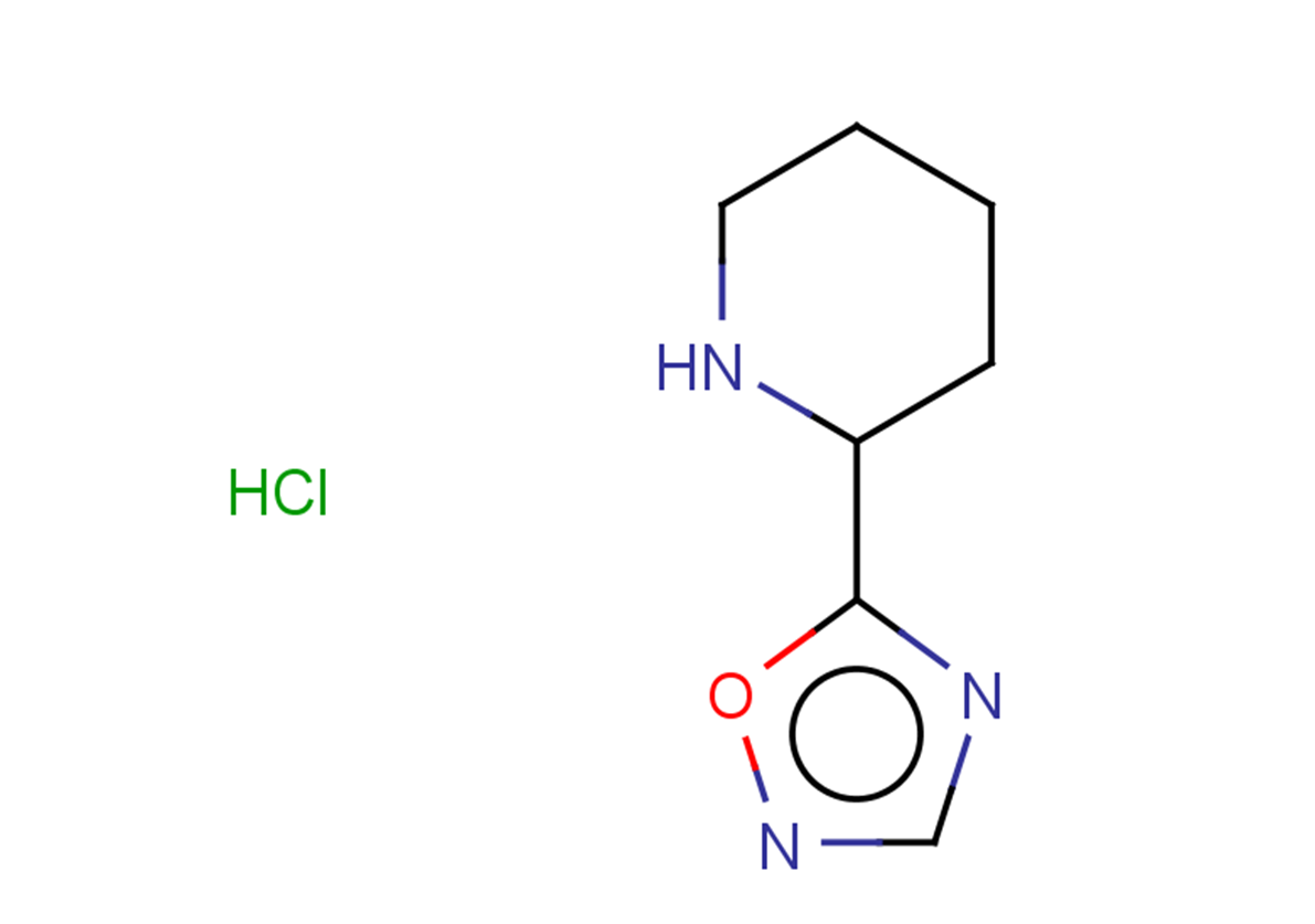 2-(1,2,4-oxadiazol-5-yl)piperidine hydrochloride