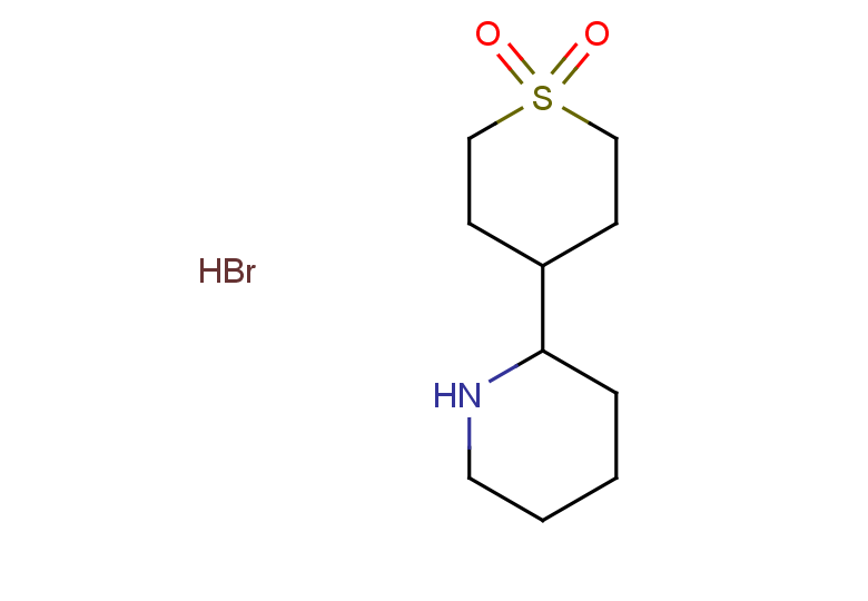 4-(piperidin-2-yl)-1lambda6-thiane-1,1-dione hydrobromide