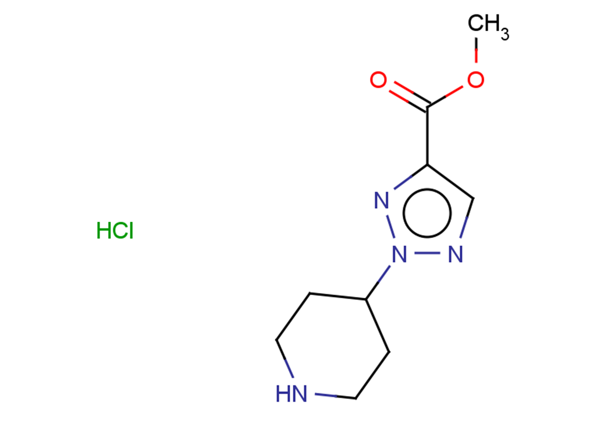 methyl 2-(piperidin-4-yl)-2H-1,2,3-triazole-4-carboxylate hydrochloride