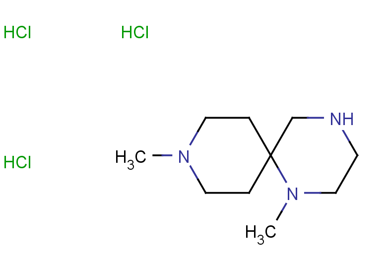 1,9-dimethyl-1,4,9-triazaspiro[5.5]undecane trihydrochloride