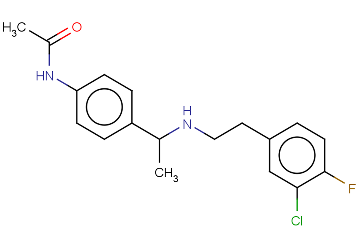 N-[4-(1-{[2-(3-chloro-4-fluorophenyl)ethyl]amino}ethyl)phenyl]acetamide
